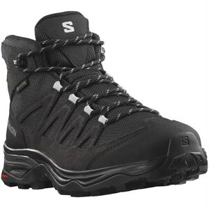 Salomon X Ward Leather Mid GTX Womens, Ebony / Phantom 49