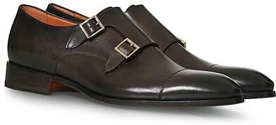 Santoni Blake Double Monk  Dark Brown Calf men UK8 - EU42 Brun