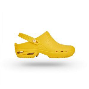 Zueco Wock Bloc Amarillo con Tira