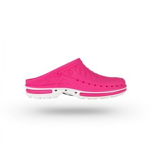 Zuecos Wock Clog Fucsia