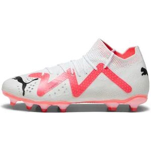 Puma FUTURE PRO FG/AG - Botas de fÃºtbol con tacos moldeados hombre white/puma black/fire orchid