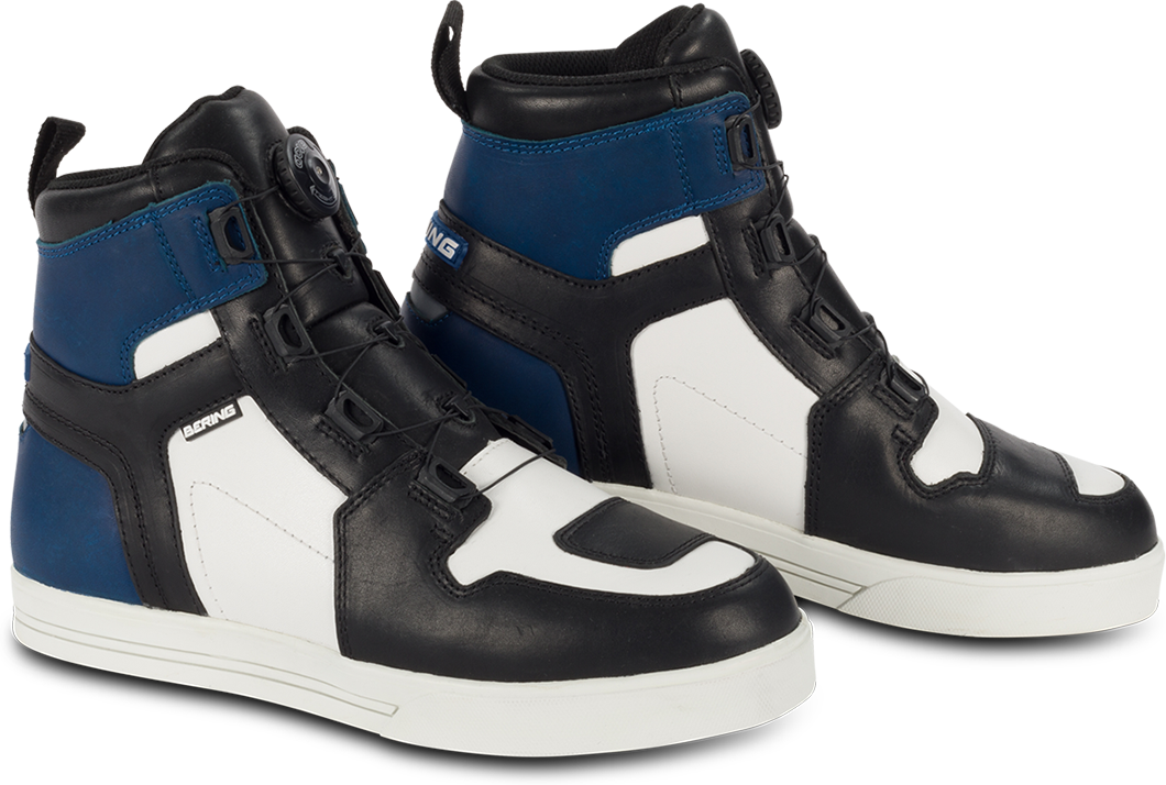 Bering Zapatillas de Moto  Reflex A-Top Negro-Blanco-Azul