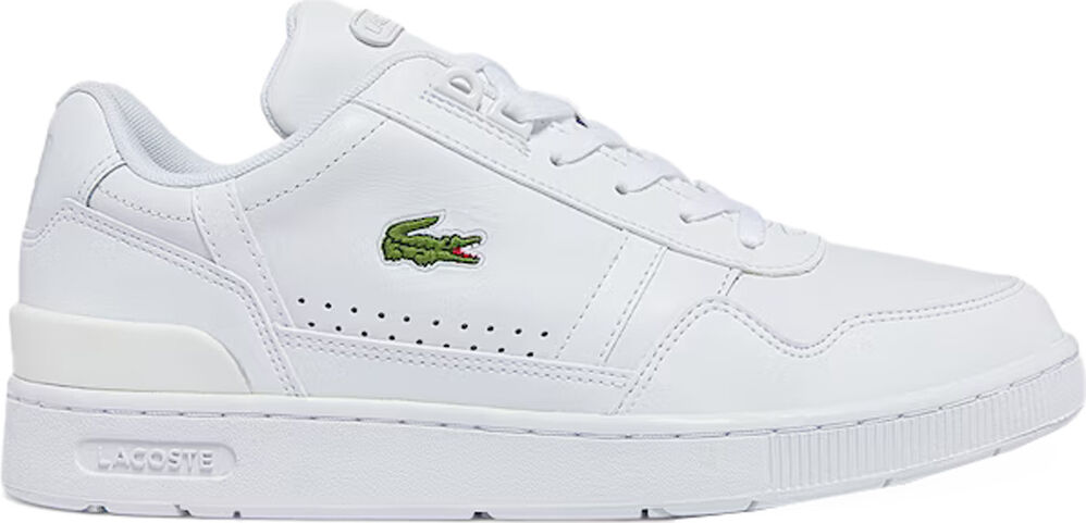 Lacoste t-clip leather and synthetic zapatilla moda hombre Blanco (6,5)