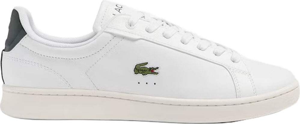 Lacoste carnaby pro leather premium zapatilla moda hombre Blanco (10,5)