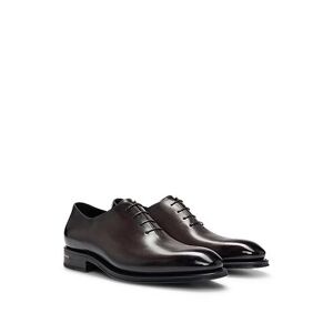Boss Leather Oxford shoes with burnished effect