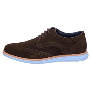 chung shi Sensomo Men's Lace Up Brogue Shoes Brown 44 EU