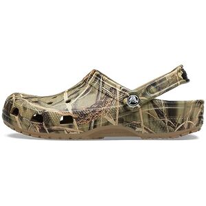 Crocs unisex-adult Classic Realtree Clog Clog, Khaki, 45/46 EU