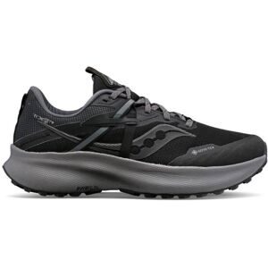 Saucony Men's Ride 15 Trail GTX - Musta / Harmaa - US 9