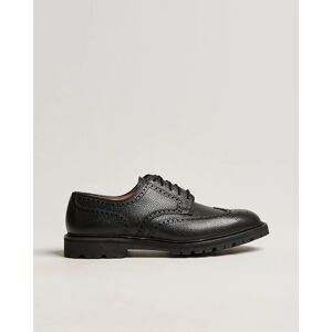 Crockett & Jones Pembroke Derbys Scotch Grain Vibram Black Calf - Size: One size - Gender: men