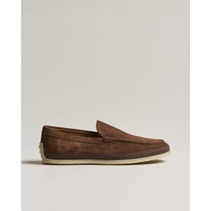 Tod's Raffia Loafer Brown Suede - Valkoinen - Size: One size - Gender: men