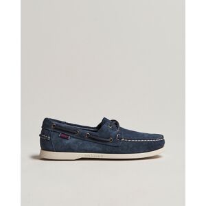 Sebago Docksides Suede Boat Shoe Blue Navy - Harmaa - Size: One size - Gender: men