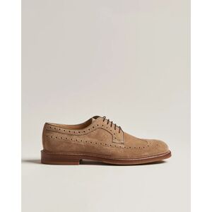 Brunello Cucinelli Brogue Desert Suede - Harmaa - Size: 46 48 50 52 - Gender: men