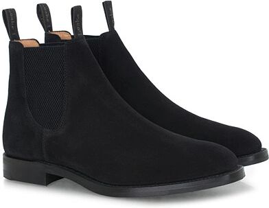 Loake 1880 Chatsworth Chelsea Boot Black Suede