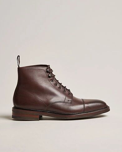 Loake 1880 Roehampton Boot Dk Brown Burnished Calf