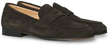 Gant Klement Penny Loafer Dark Brown Suede