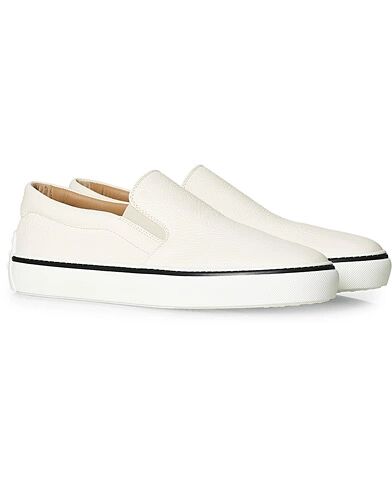 Tod's Cassetta Slippers White