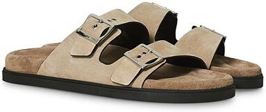 Car Shoe Sandal Beige Suede