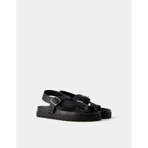 Bershka Sandales Plateforme Boucles Homme Homme 40 Noir