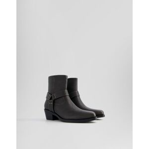 Bershka Bottines Cowboy Homme Homme 45 Noir - Publicité