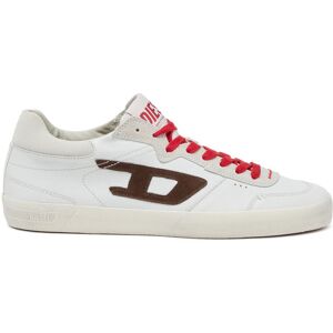 Diesel - S-Leroji Low - Sneakers effet vieilli en cuir et suède - Baskets - Homme - Polychrome 42 - Publicité