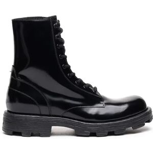 Diesel - D-Hammer BT - Combat boots en cuir glacé - Bottes - Homme - Noir 39 - Publicité