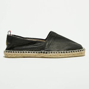 Castaner - Espadrilles en Cuir ajoure Pablo noires Noir