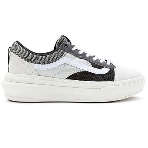 Vans - Sneakers en Cuir & Textile Old Skool Overt Plus CC blanc/noir BlancNoir - Publicité