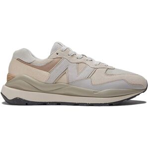 New Balance - Baskets en Velours de Cuir & Mesh 57/40 beiges Beige - Publicité