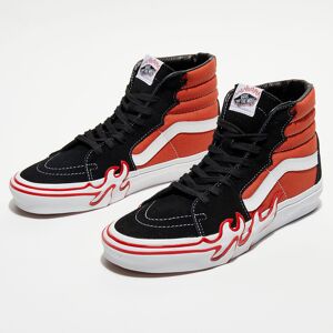 Vans - Baskets SK8-Hi Flame noir/brique NoirBrique - Publicité