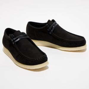 Clarks Originals - Derbies en Velours de Cuir Wallabee noires Noir - Publicité