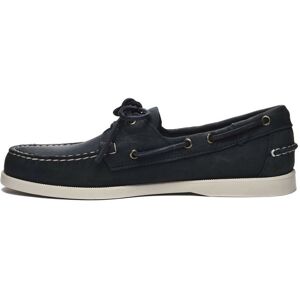 Chaussure bateau Homme docksides Portland Crazy Bleu Marine - Semelle Blanche Sebago 39 - bleu marine - bleu marine - Publicité