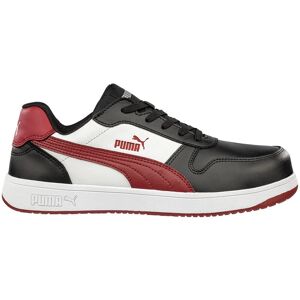 Chaussures de sécurité Puma Frontcourt blk/wht/red Low S3L esd fo hro sr - 43 (eu) - Publicité