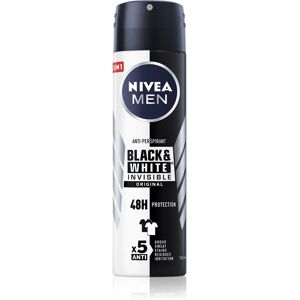 Nivea Men Invisible Black & White spray anti-transpirant pour homme 150 ml