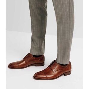 Chaussures derby en cuir marron 45 - Izac - Publicité