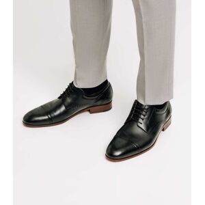 Chaussures derby en cuir noires 43 - Izac - Publicité