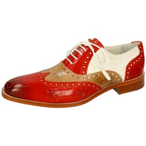 Melvin & Hamilton Richelieu Hommes Jeff 28 rouge 42,43,41,44,45 Hommes