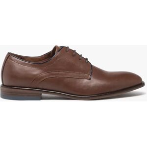 Derbies unis en cuir imitation homme - 42 - marron - GEMO marron - Publicité