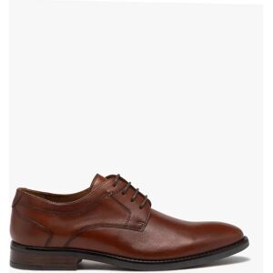 Derbies homme dessus en cuir uni a lacets ronds - Taneo - 39 - marron - TANEO marron