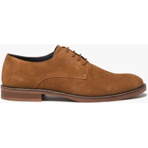 Derbies homme unies avec dessus en cuir suede - Taneo - 41 - camel - TANEO camel