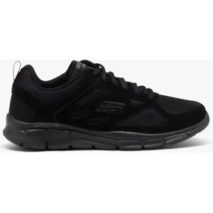 Baskets homme unies style running - Skechers - 45 - noir - SKECHERS noir - Publicité