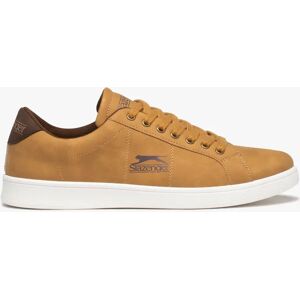 Baskets homme unies a lacets - Slazenger - 44 - camel - SLAZENGER camel