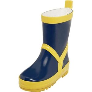 Playshoes bottes de pluie bleu marine / jaune - Publicité
