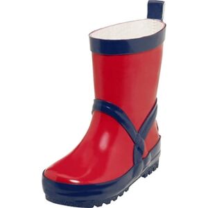 Playshoes bottes de pluie rouge/bleu marine - Publicité