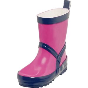 Playshoes bottes de pluie fuchsia/bleu marine - Publicité