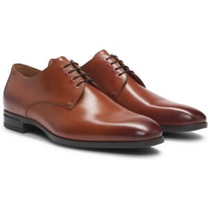 Boss Chaussures derby en cuir à semelle en gomme Marron 44,44.5,45,45.5,46,39.5,40,40.5,41,41.5,42,42.5,43,43.5 - Publicité