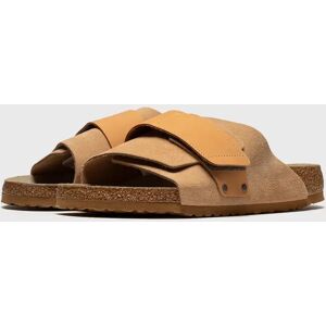 Birkenstock Kyoto VL Soft Suede & Nubuck Clay men Sandals & Slides brown en taille:46 - Publicité