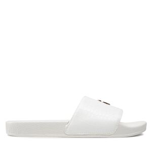 Mules / sandales de bain Criminal Damage Python Slide Blanc