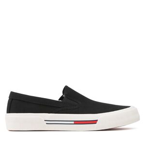 Tennis Tommy Jeans Slip On Canvas Color EM0EM01156 Noir - Publicité