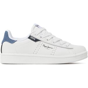 Sneakers Pepe Jeans Player Basic B Jeans PBS30545 Blanc - Publicité