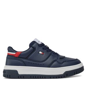 Sneakers Tommy Hilfiger Low Cut Lace-Up Sneaker T3X9-33367-1355 M Bleu marine - Publicité